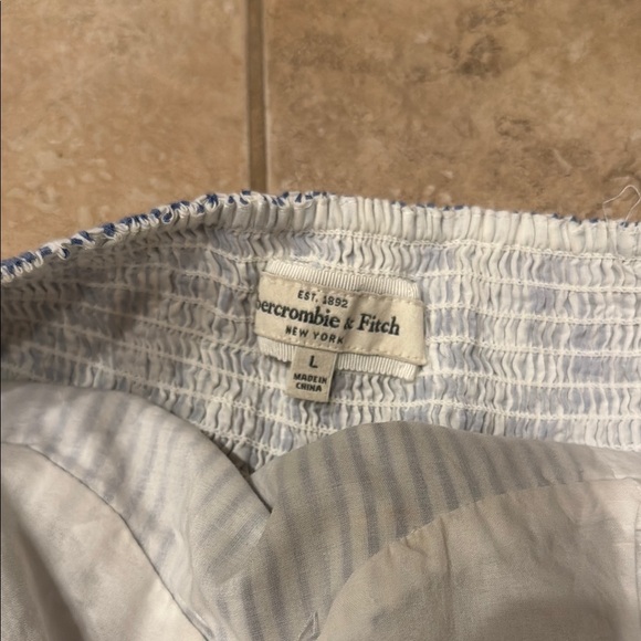 Abercrombie & Fitch Blue Red Strapless Sundress - Picture 2 of 4